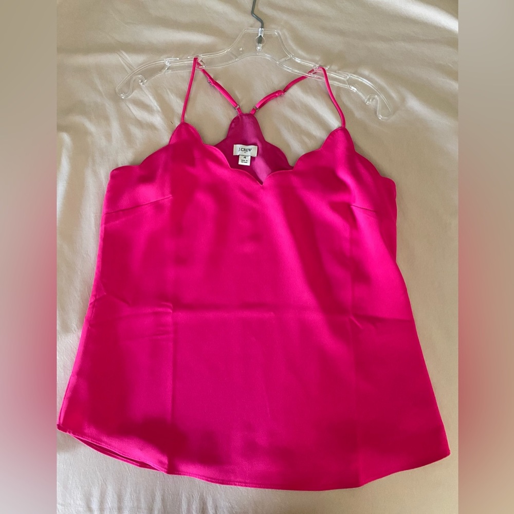 Scallop pink shirt. Never used